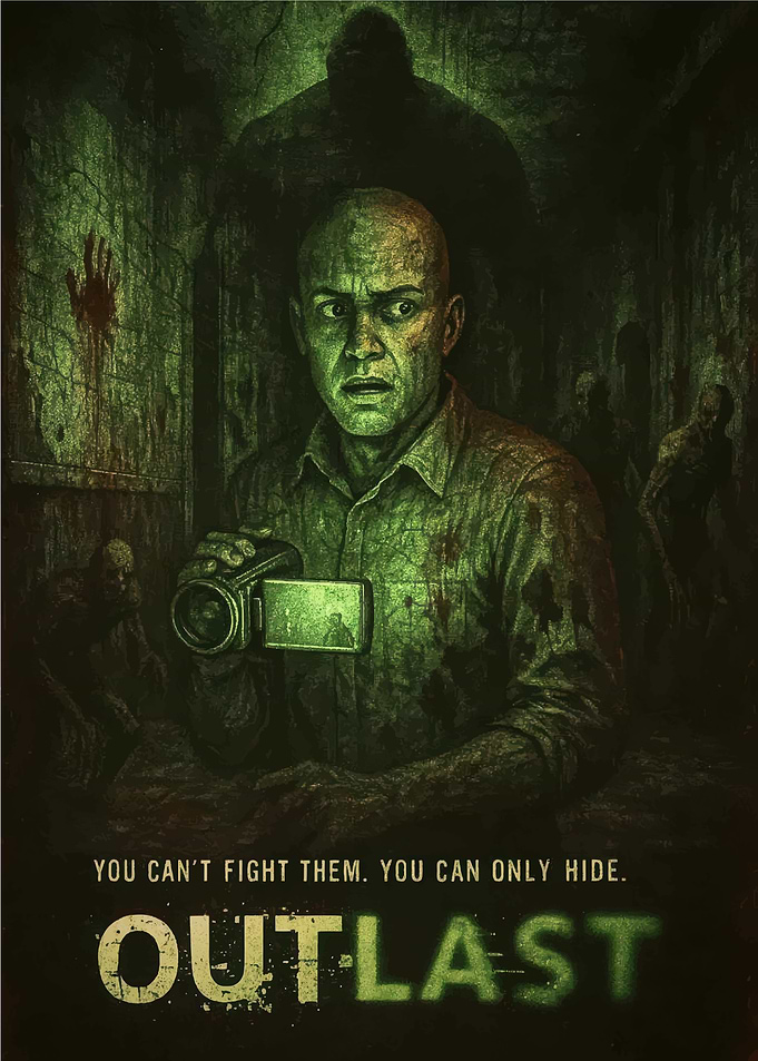 Outlast Video Game Poster