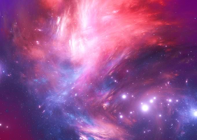 Vibrant Nebula in Deep Space