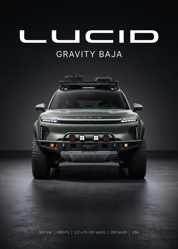 Lucid Gravity Baja Concept Car