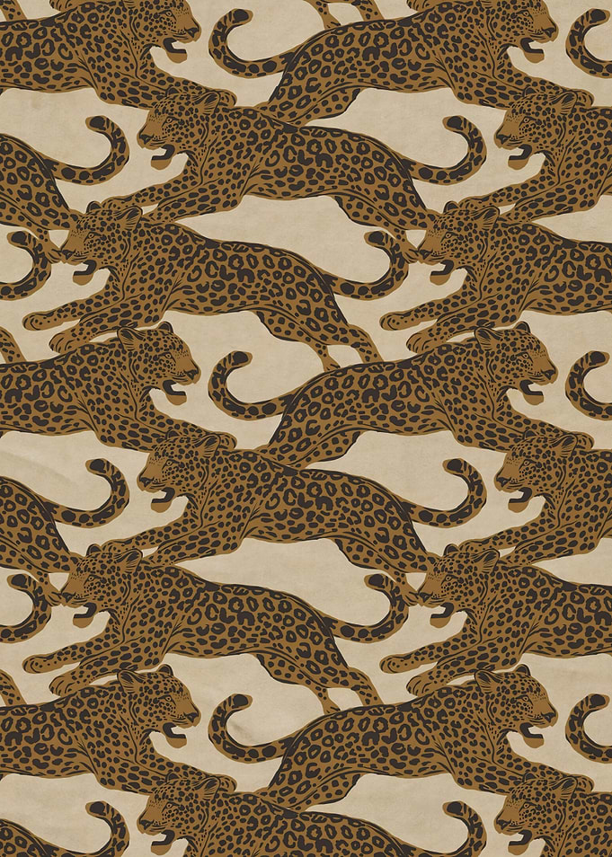 Leopard Pattern Wildlife Run Survival