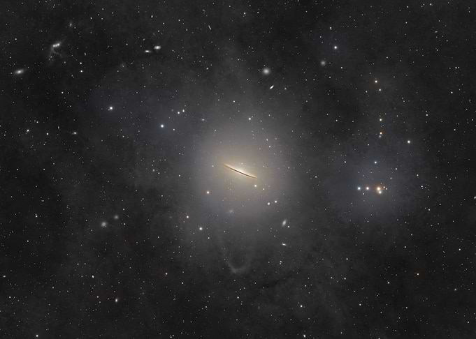 Sombrero Galaxy and Companions