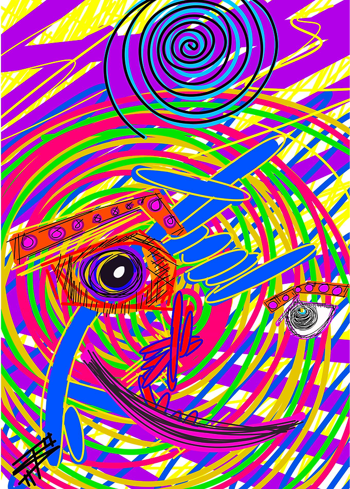 Abstract self portrait