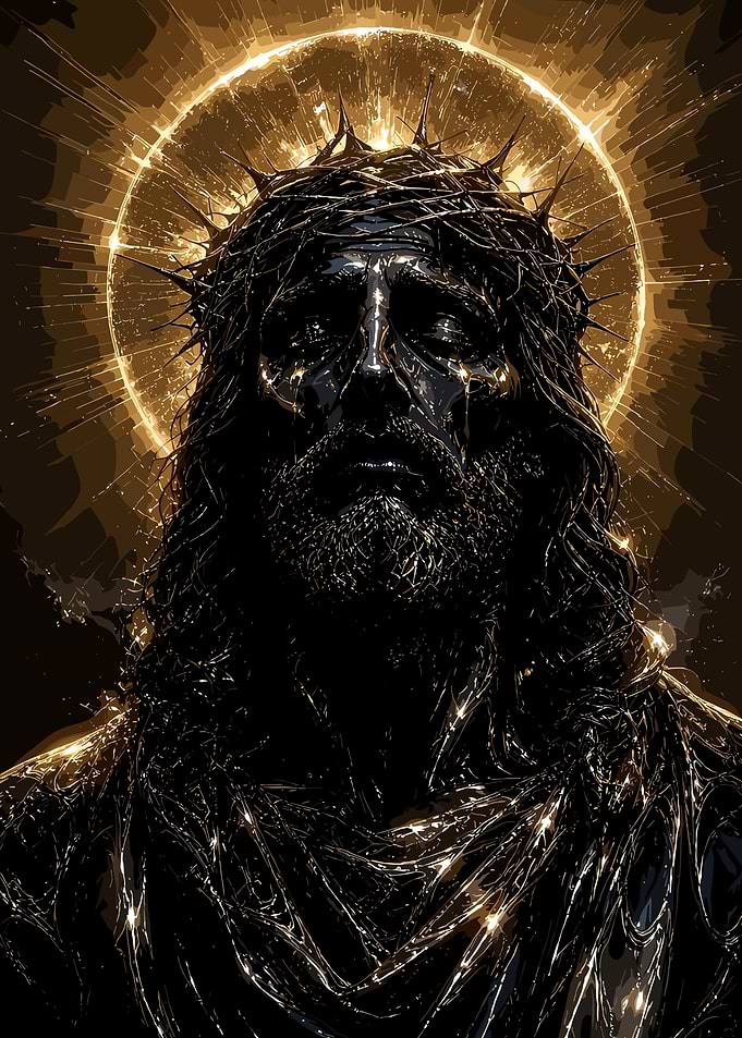 Jesus Christ with Crown of Thorns