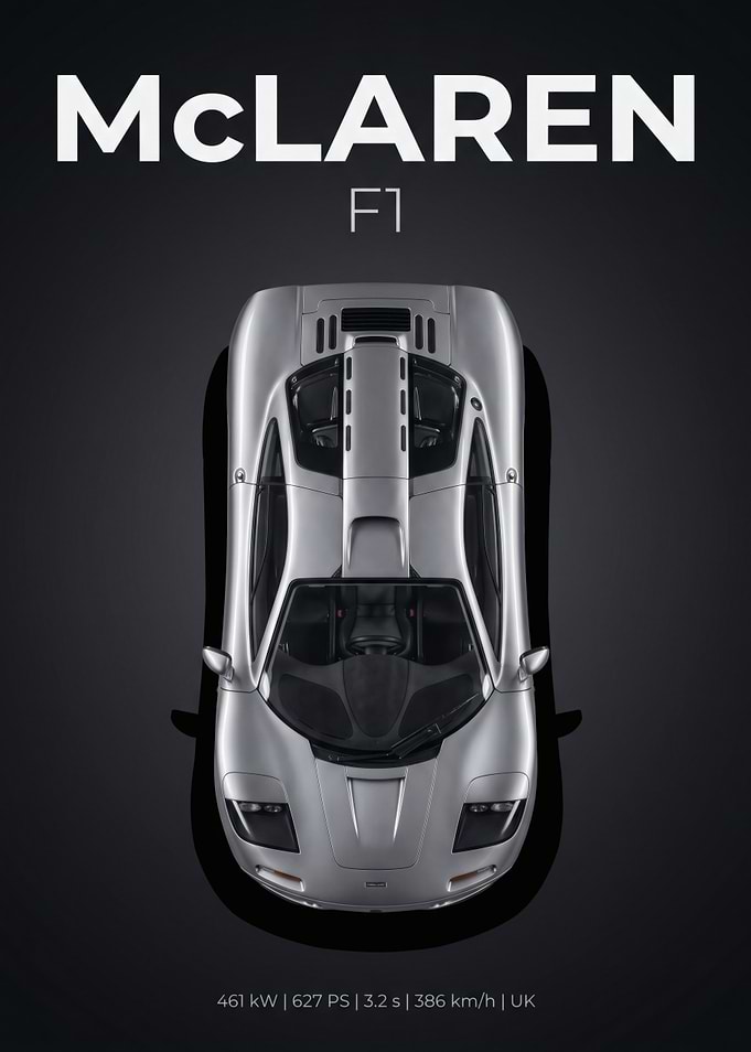 McLaren F1 Top View