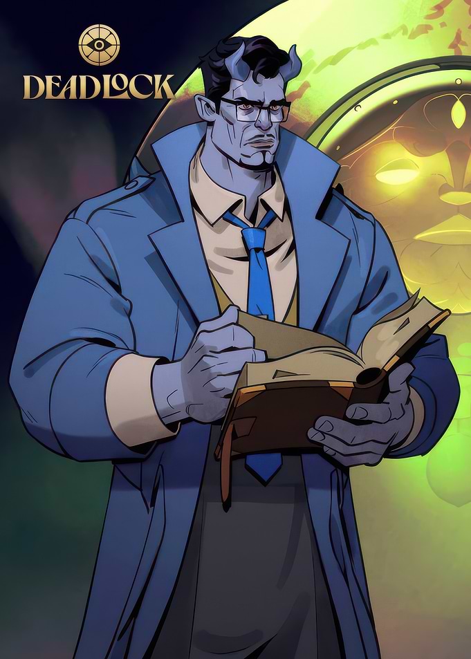 Deadlock Character with Book