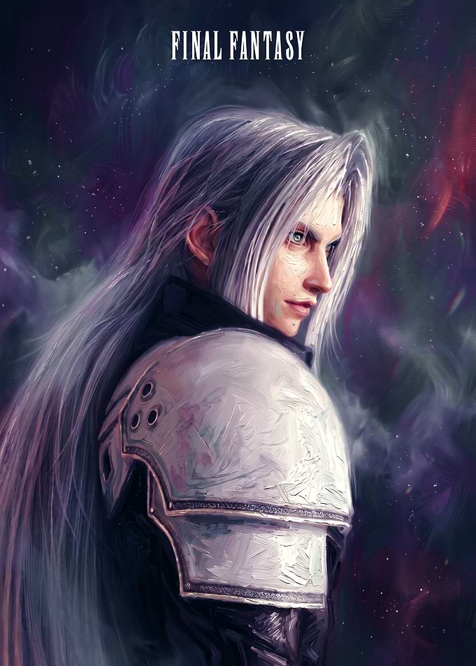 Sephiroth Final Fantasy Portrait