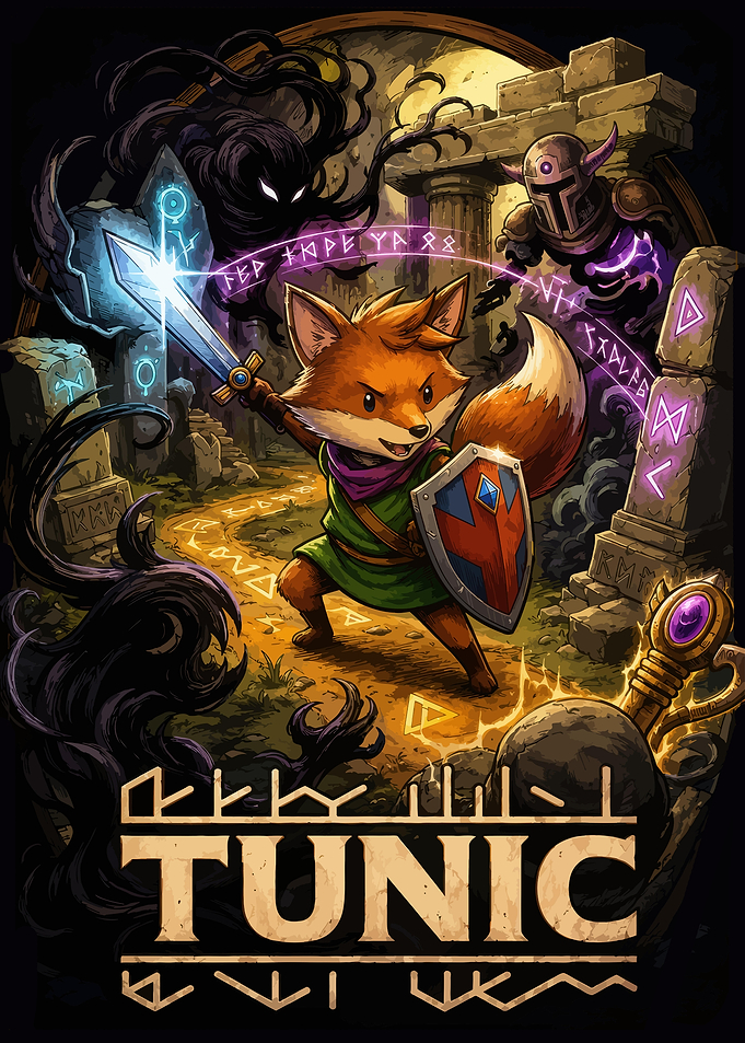 Tunic Fox Warrior with Sword and Shield
