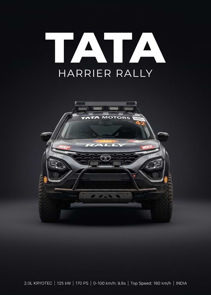 Tata Harrier Rally Car