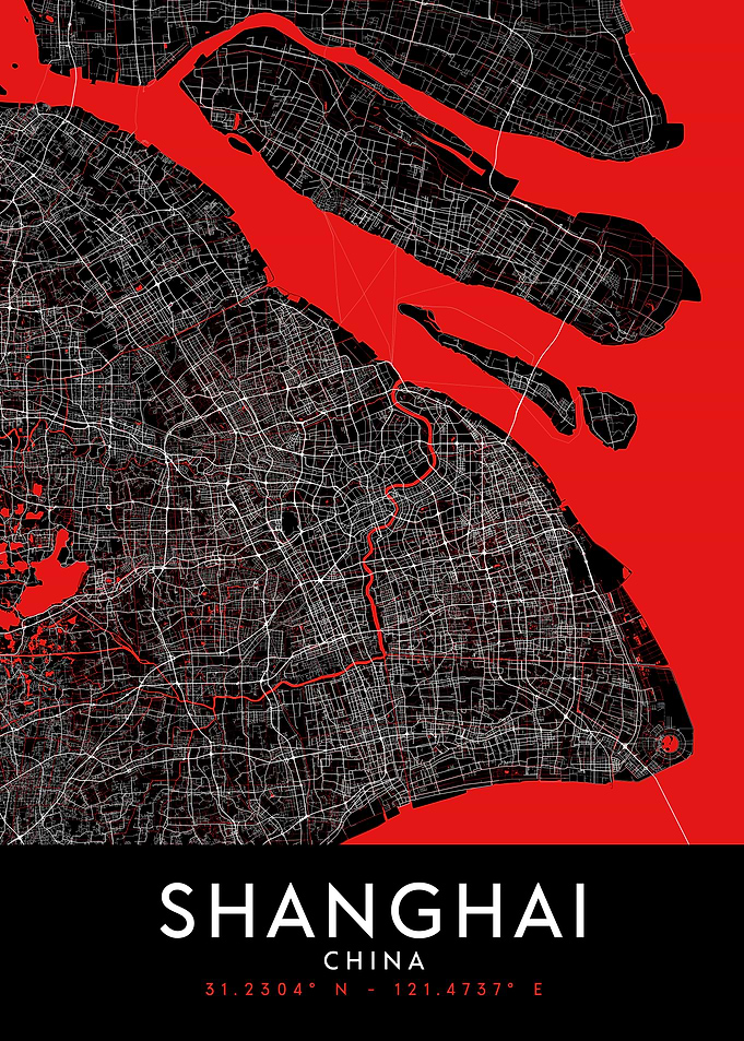 Shanghai Dark Map