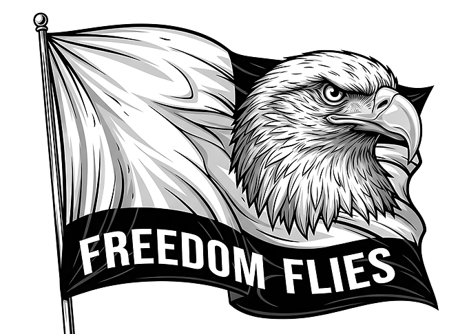 Eagle Flag Freedom Flies