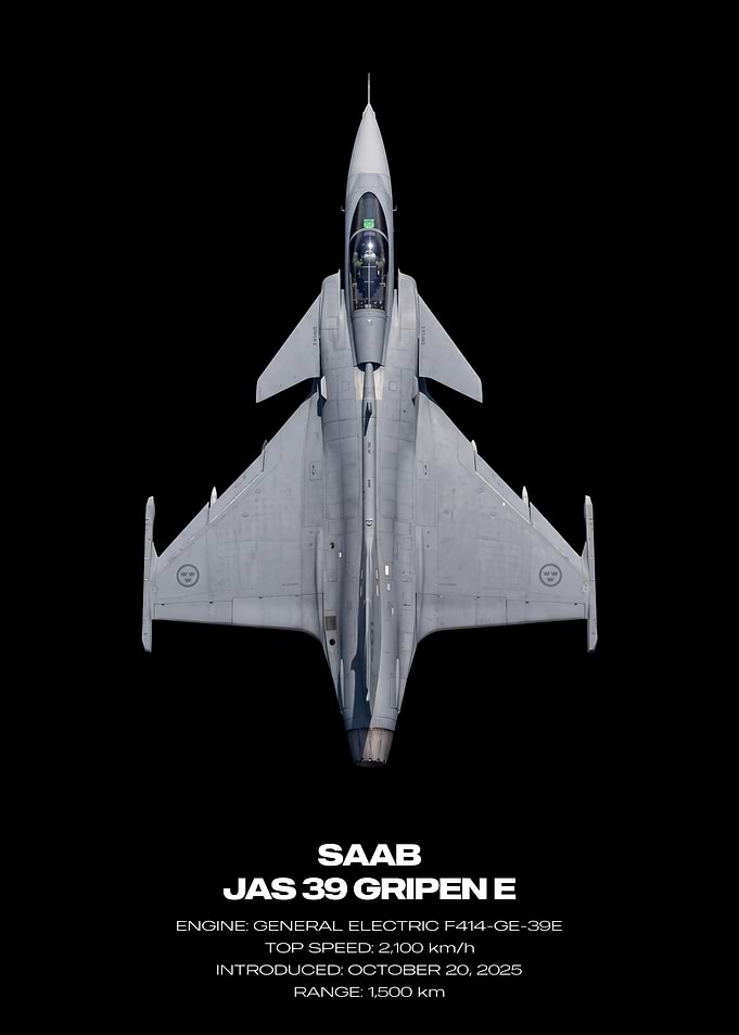 Saab JAS 39 Gripen E Fighter Jet