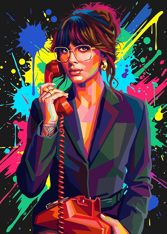 Ella Langley Pop Art Portrait
