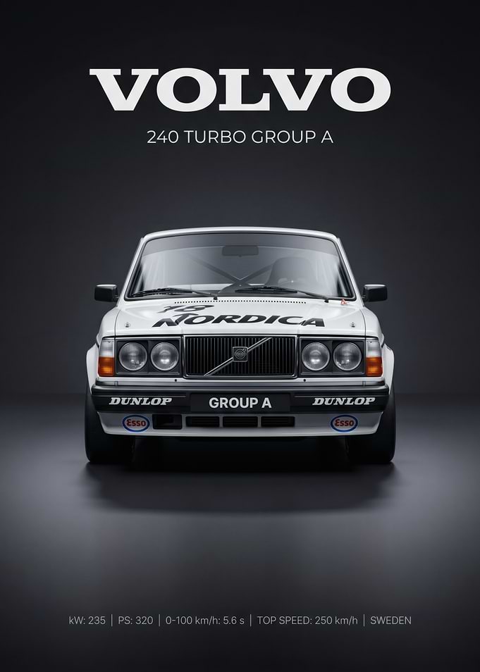 Volvo 240 Turbo Group A Race Car