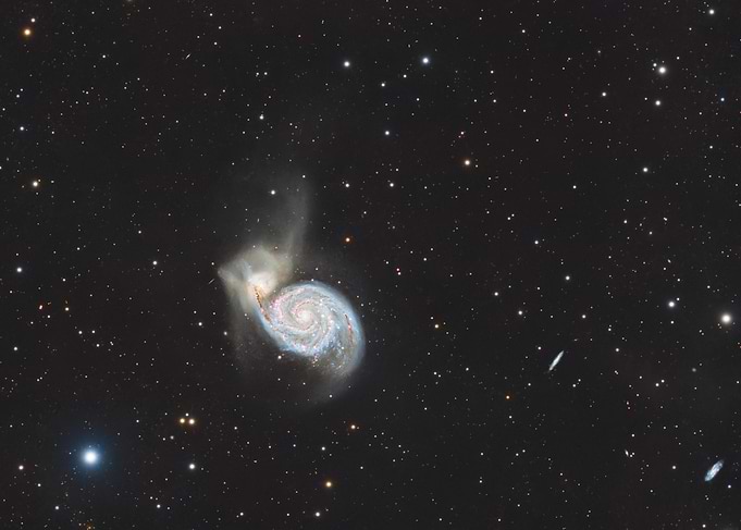 Whirlpool Galaxy and Companions