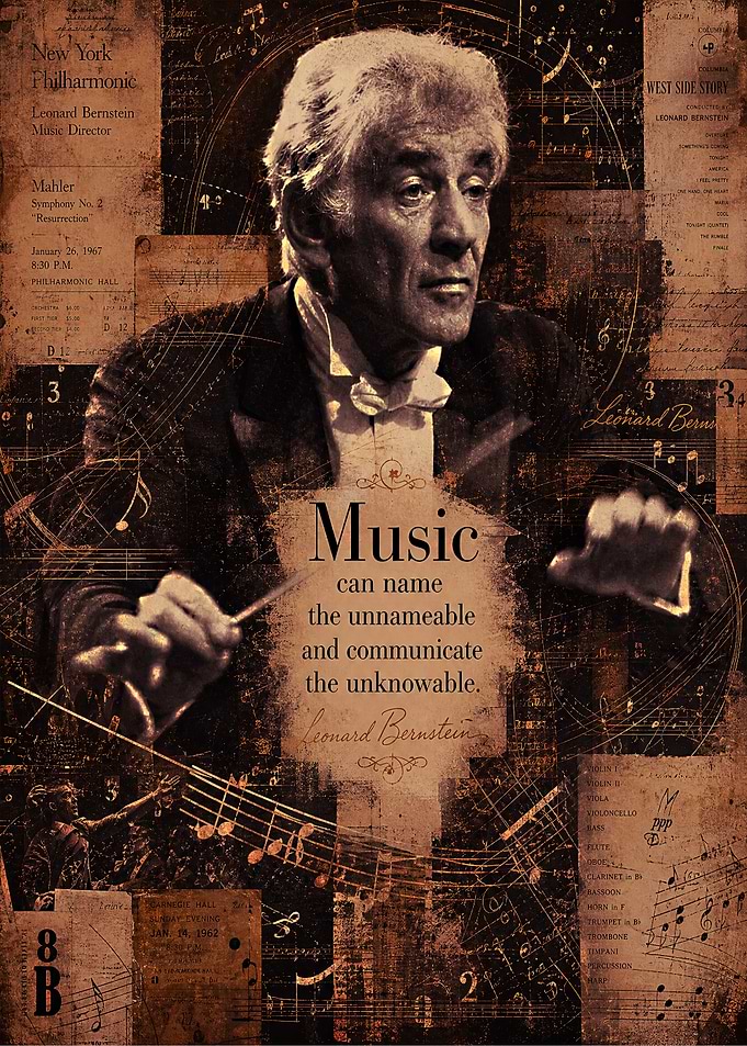 Leonard Bernstein Conducting Music Quote