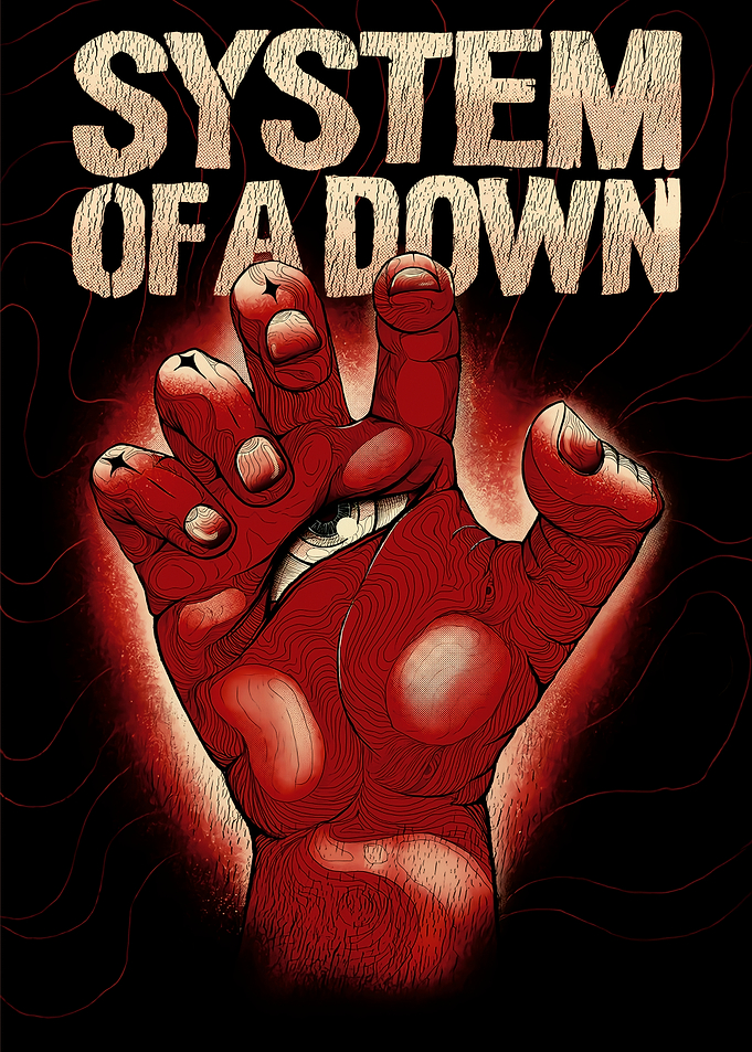 System of a Down Hand Eye Art