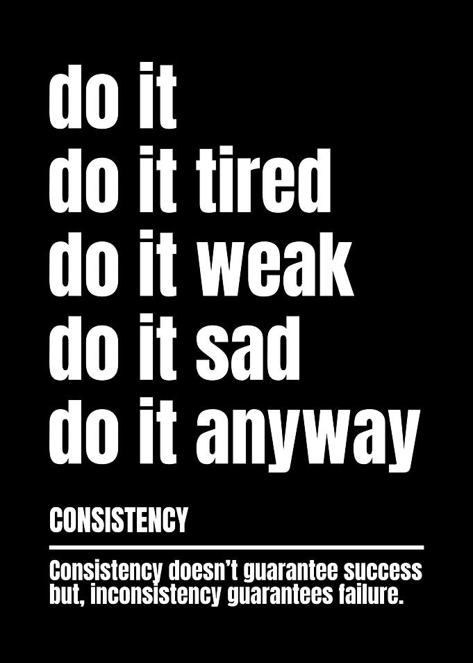 Motivational Quote About Consistency