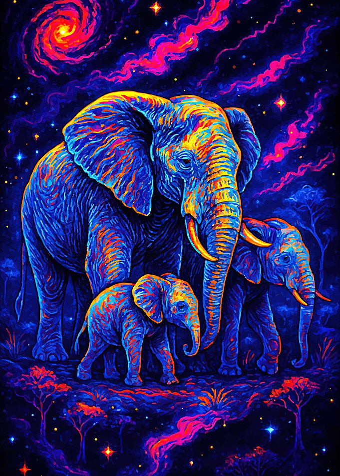 Cosmic Elephants in a Nebula