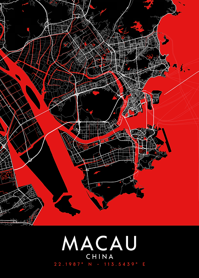 Macau Dark Map