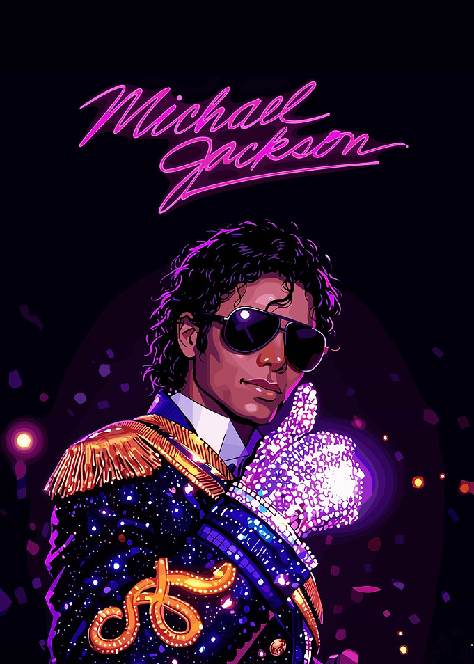 Michael Jackson Pop Art Portrait