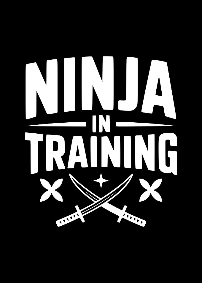 Ninja in Training Graphic
