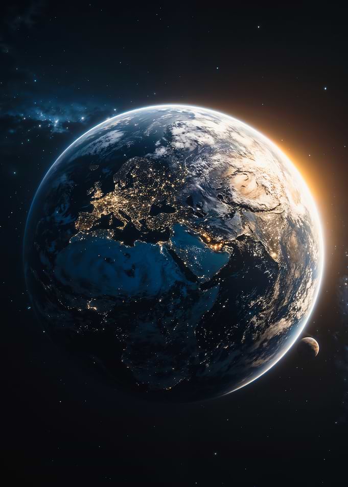 Planet Earth From Outer Space