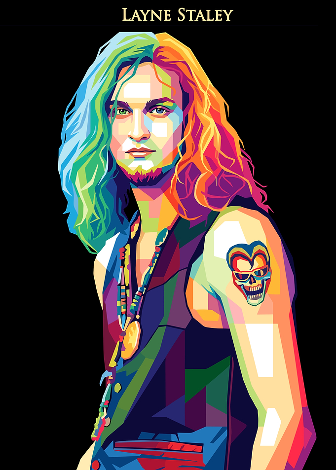 Layne Staley Pop Art Portrait