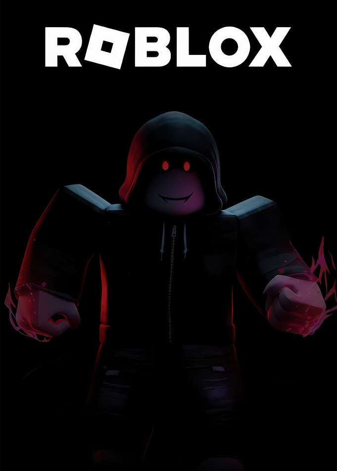 Roblox Character with Glowing Eyes