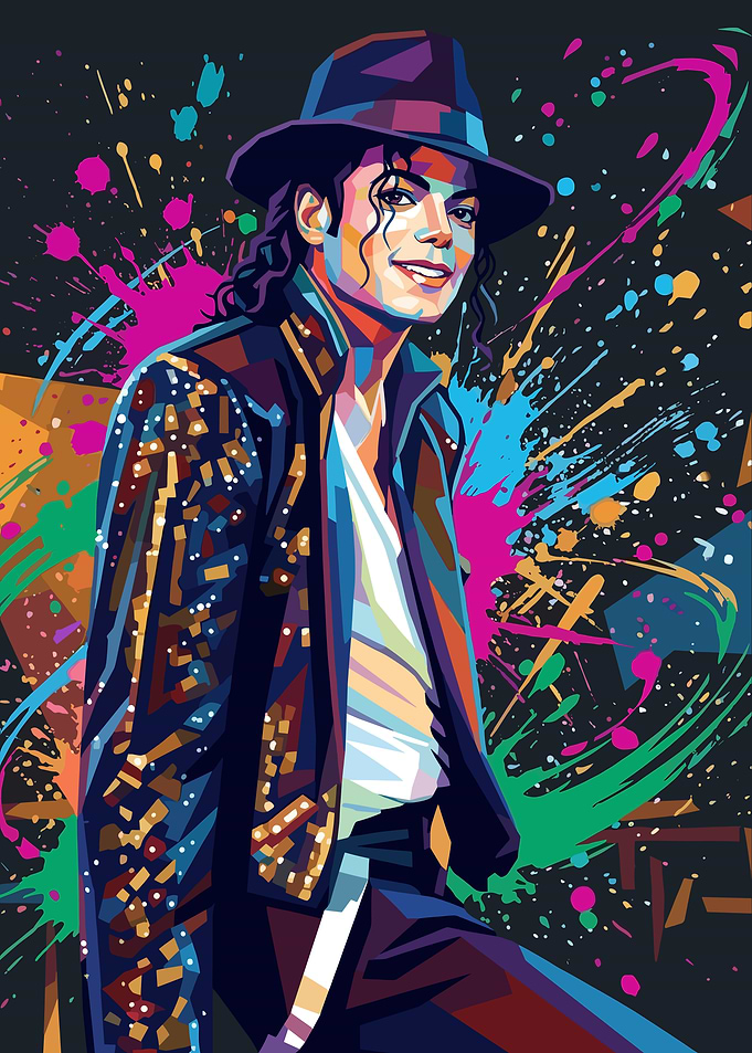 Michael Jackson Pop Art Portrait