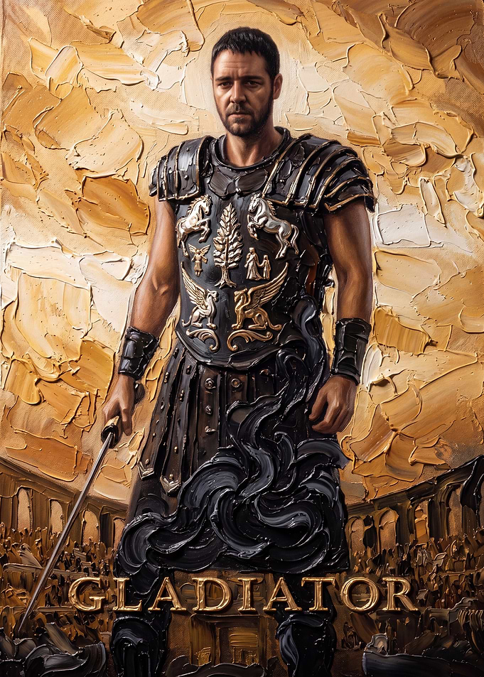 Gladiator Movie Poster Painting