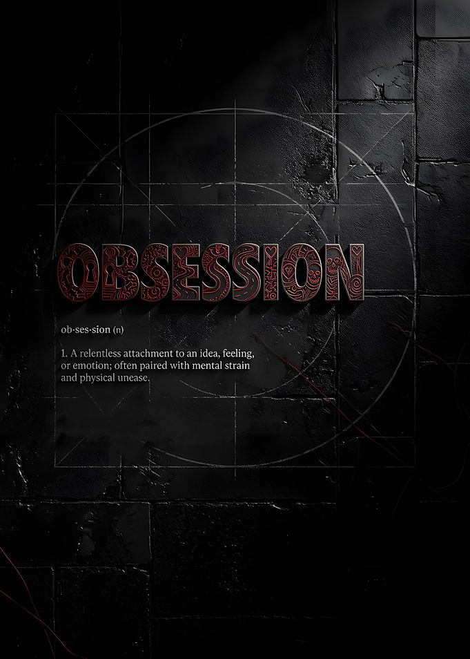 Obsession Definition Text Art