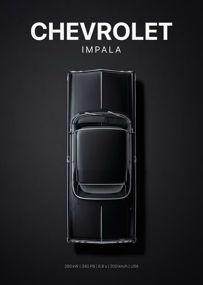 Chevrolet Impala Top View