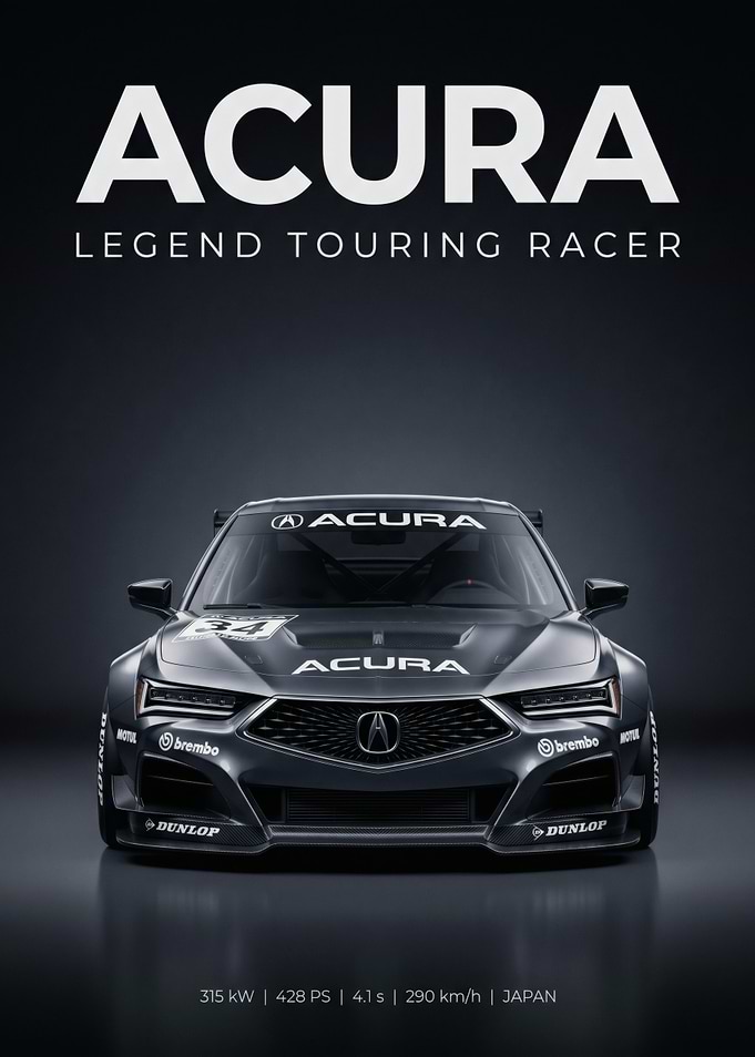 Acura Legend Touring Racer Car
