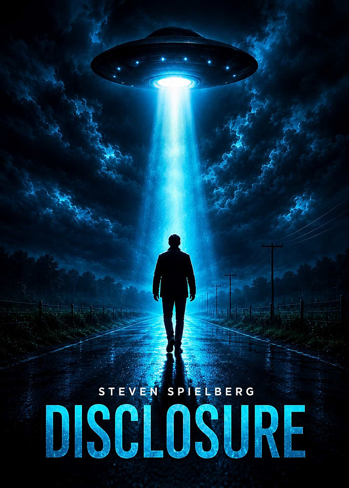UFO Abduction Scene
