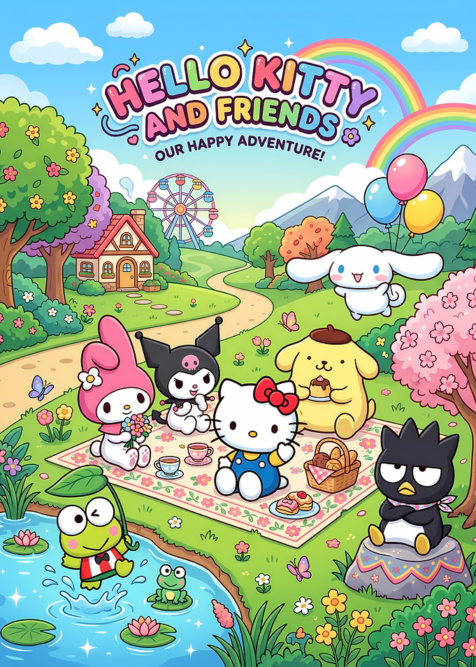 Hello Kitty and Friends Picnic