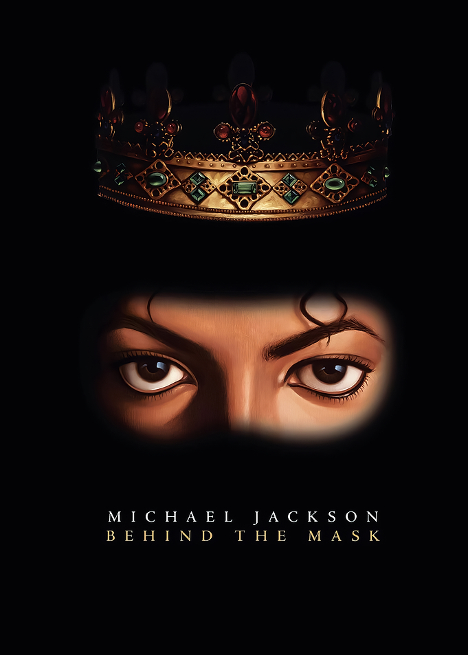 A striking art Michael Jackson Behind the Mask Poster