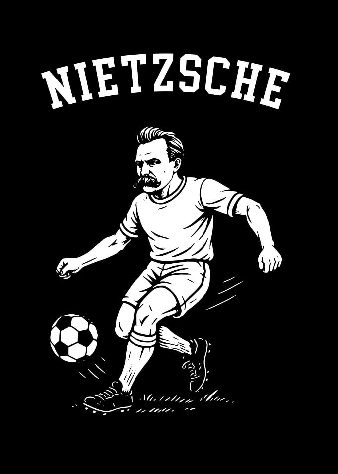 Nietzsche Playing Soccer
