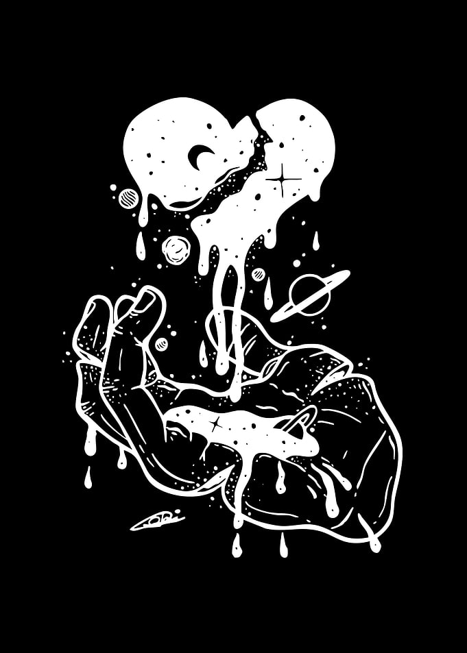 Cosmic Heart Drip