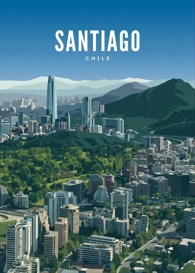 Santiago Chile Cityscape