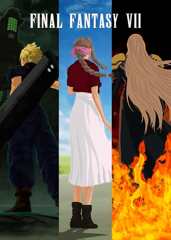 Final Fantasy VII Triptych