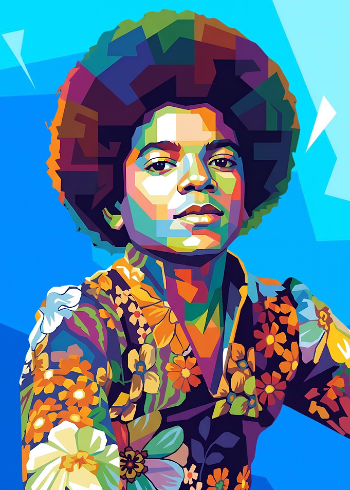 Michael Jackson Pop Art Portrait
