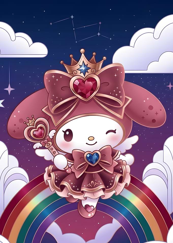 My Melody as a Royal Star Princess