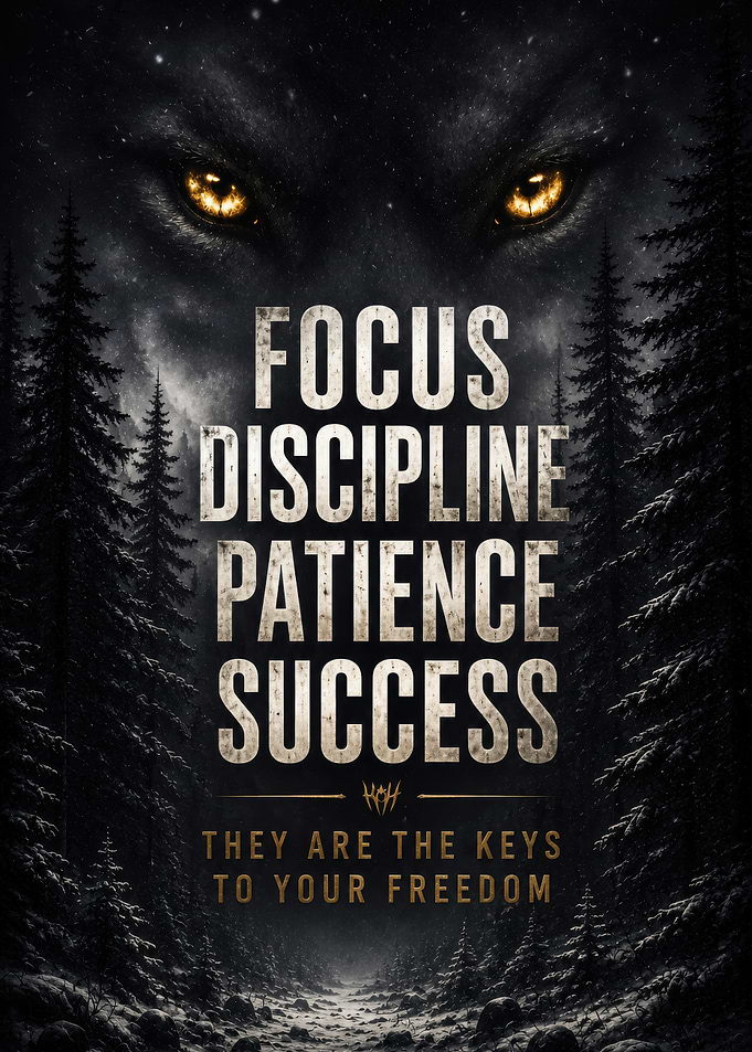 Wolf Motivation Quote