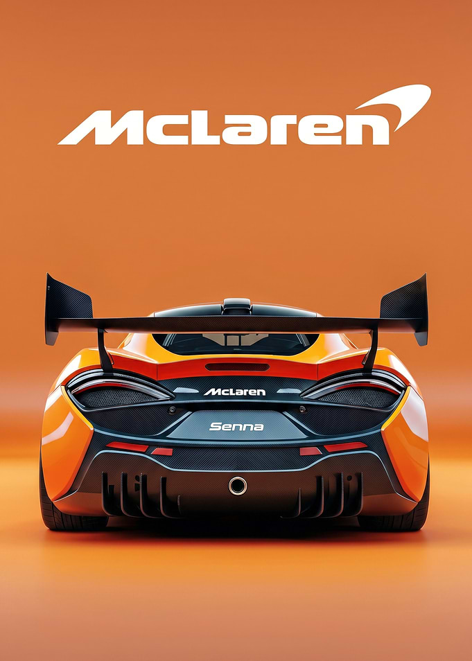 McLaren Senna Rear View