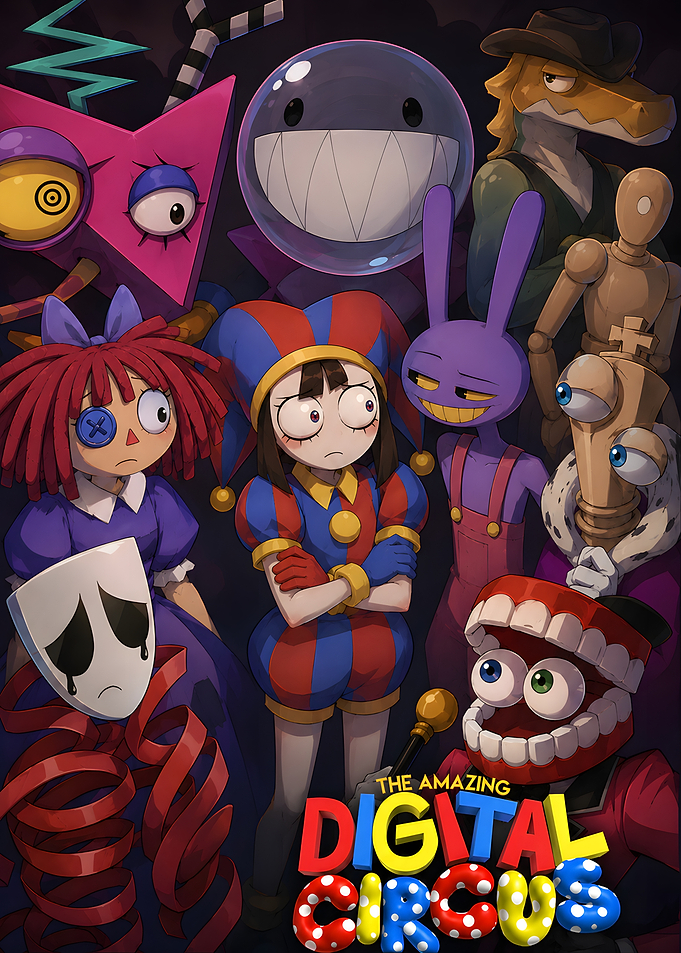 The Amazing Digital Circus Wallart