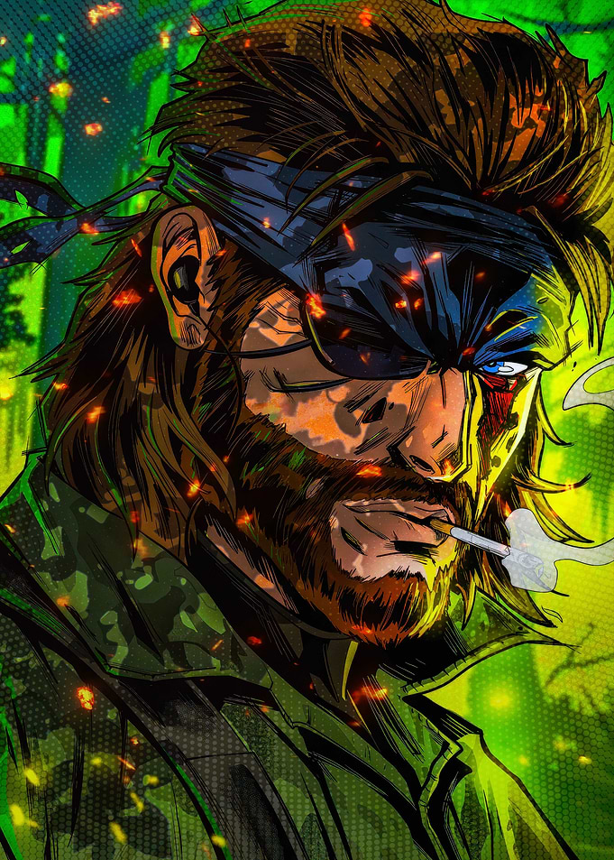 Big Boss Smoking in Jungle