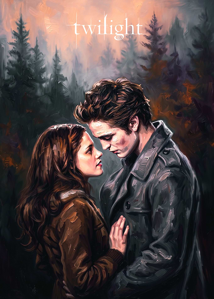 Twilight Movie Poster Painting