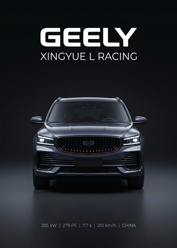 Geely Xingyue L Racing Car