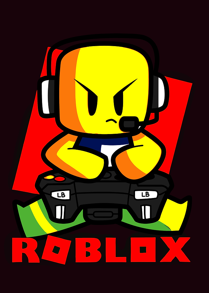 Roblox Gamer with Controller