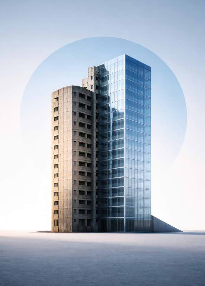 Modern and Brutalist Architecture - Architectural Duality